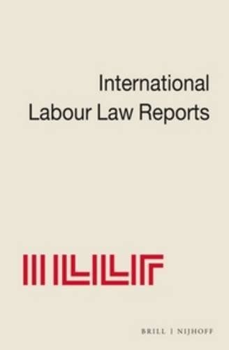 International Labour Law Reports - 15
