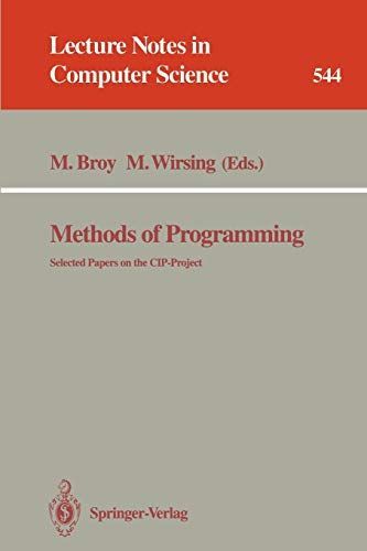 Methods of Programming