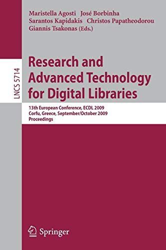 Research and Advanced Technology for Digital Libraries