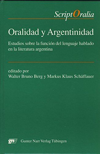 Oralidad y argentinidad