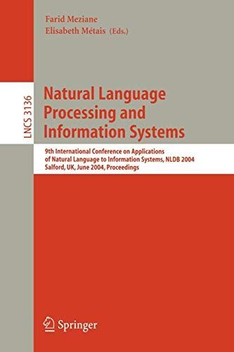 Natural Language Processing and Information Systems