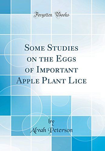 Some Studies on the Eggs of Important Apple Plant Lice (Classic Reprint)