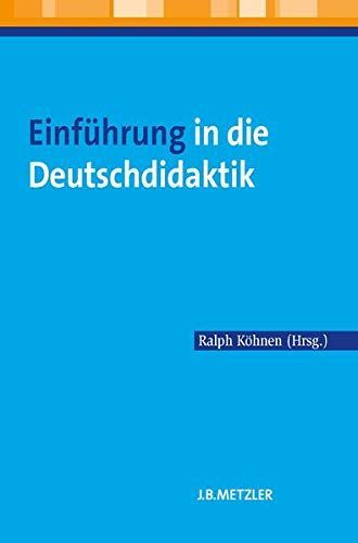 Einführung in die Deutschdidaktik