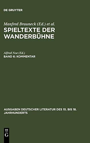 Spieltexte der Wanderbühne