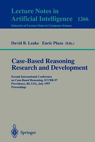 Case-Based Reasoning Research and Development