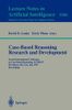 Case-Based Reasoning Research and Development