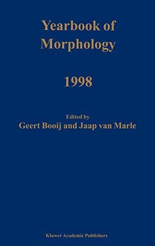 Yearbook of Morphology 1998