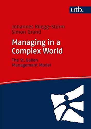 Managing in a Complex World