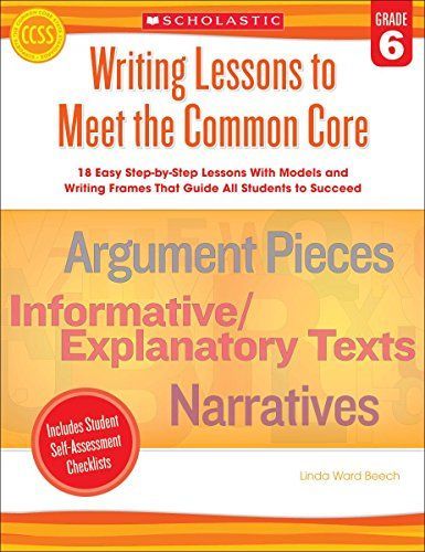 Writing Lessons to Meet the Common Core