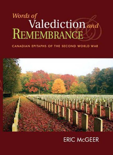 Words of Valediction and Remembrance