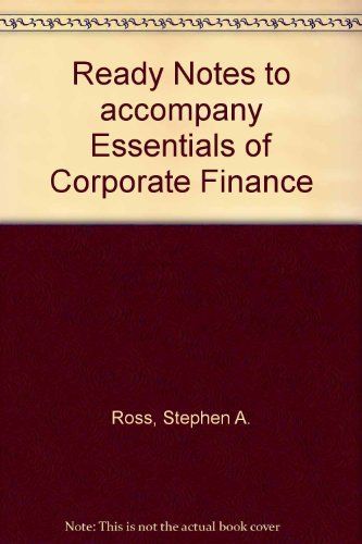 Essentials of Corporate Finance