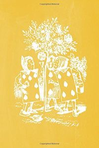Alice in Wonderland Pastel Chalkboard Journal - Painting the Roses Red (Yellow)