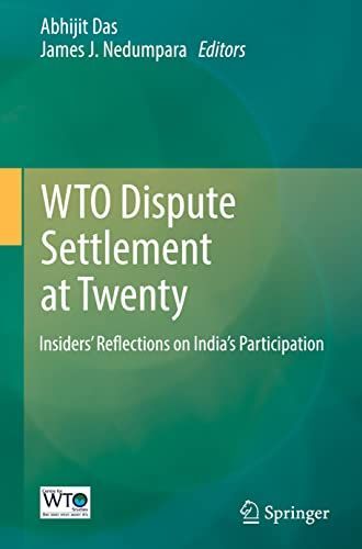 WTO Dispute Settlement at Twenty