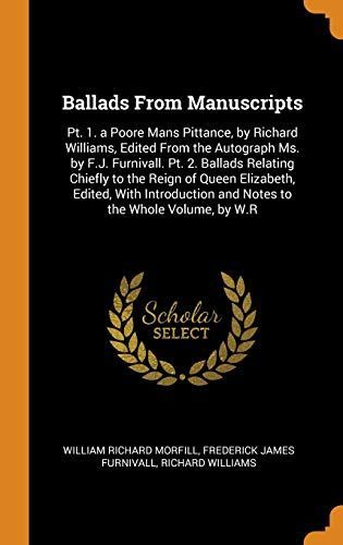 Ballads from Manuscripts