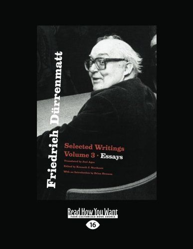 Friedrich D Rrenmatt Selected Writings