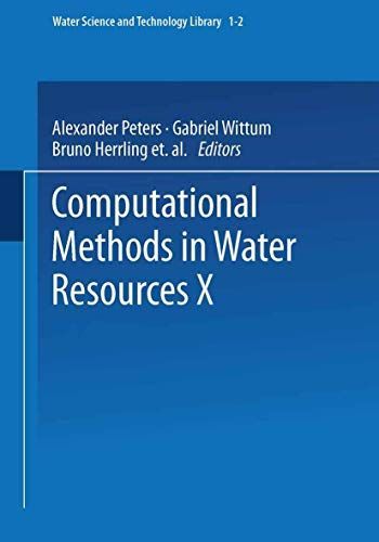 Computational Methods in Water Resources X