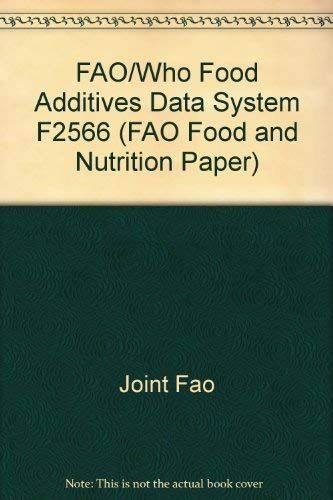 FAO/WHO Food Additives Data System