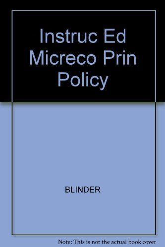 Instruc Ed Micreco Prin Policy