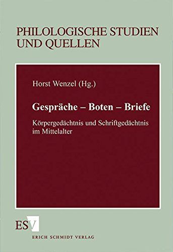 Gespräche, Boten, Briefe