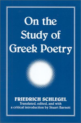 On the Study of Greek Poetry