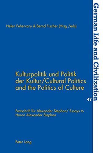 Cultural politics and the politics of culture