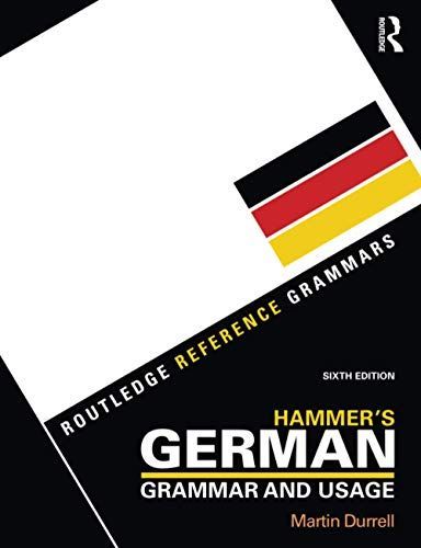 Hammer's German Grammar and Usage