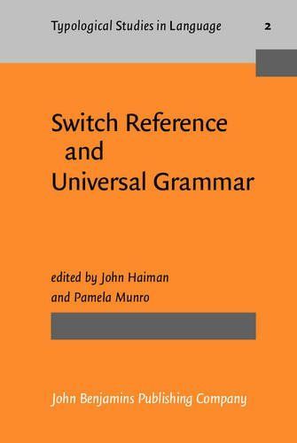 Switch-reference and Universal Grammar