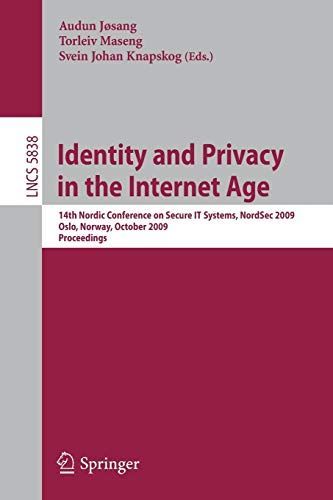 Identity and Privacy in the Internet Age