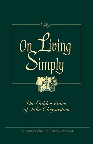 On Living Simply