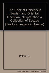 The Book of Genesis in Jewish and Oriental Christian Interpretation