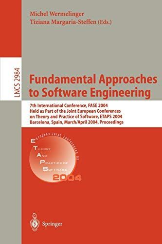 Fundamental Approaches to Software Engineering