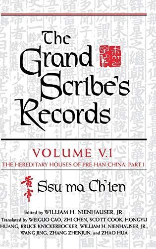 The Grand Scribe's Records, Volume V. 1