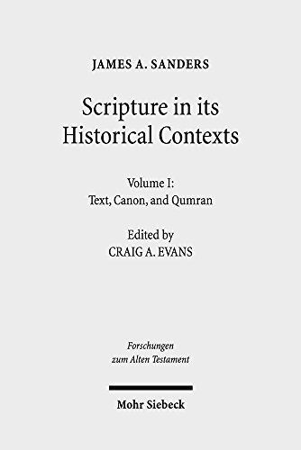 Scripture in Its Historical Contexts