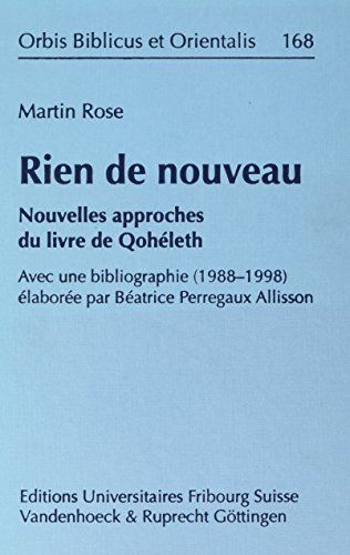 Rien de nouveau