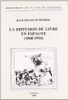 La diffusion du livre en Espagne, 1868-1914