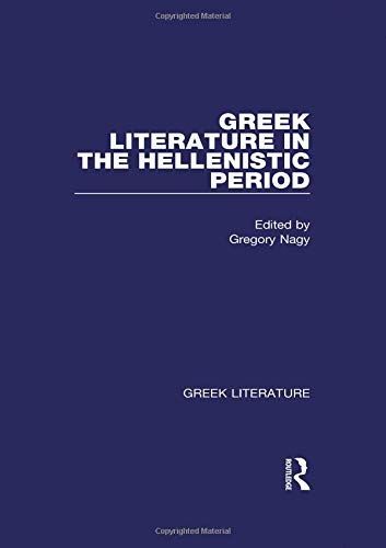 Greek Literature: Greek literature in the Hellenistic period