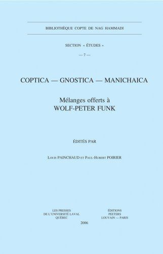 Coptica, Gnostica, Manichaica