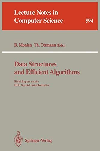 Data Structures and Efficient Algorithms