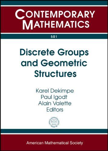 Discrete Groups and Geometric Structures