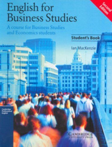English for Business Studies Student's Book
