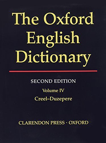 The Oxford English Dictionary