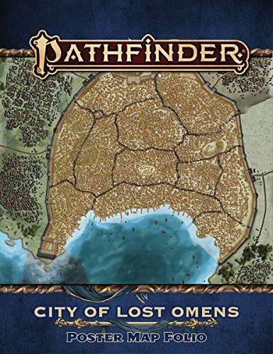 Pathfinder City of Lost Omens Poster Map Folio