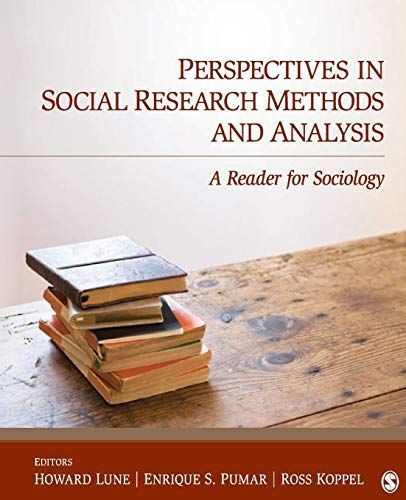 Perspectives in Social Research Methods and Analysis