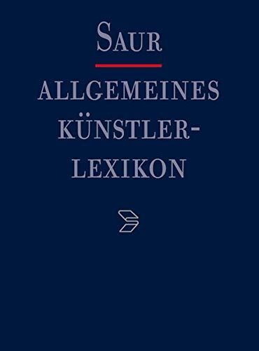 De Gruyter Allgemeines Künstlerlexikon