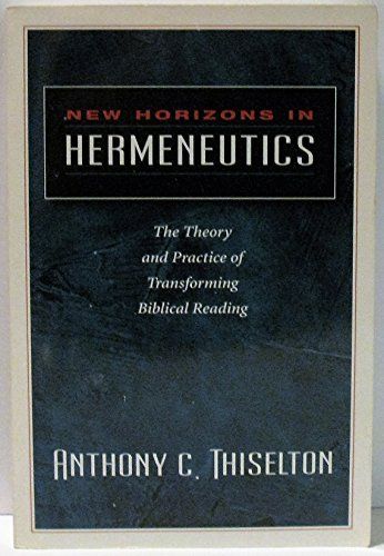 New Horizons in Hermeneutics