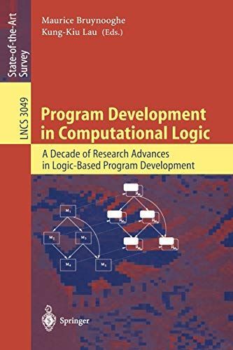 Program Development in Computational Logic