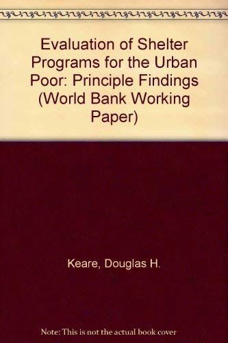 Evaluation of Shelter Programs for the Urban Poor