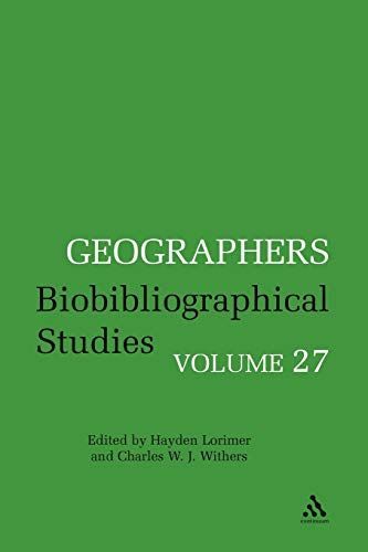 Geographers Volume 27