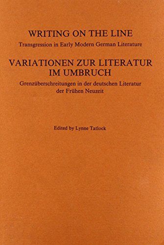 Variationen Zur Literatur Im Umbruch