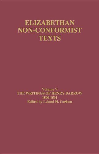 The Writings of Henry Barrow, 1590-91